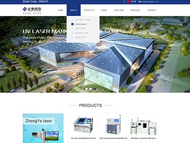 广东正业科技股份有限公司英文网站建设项目